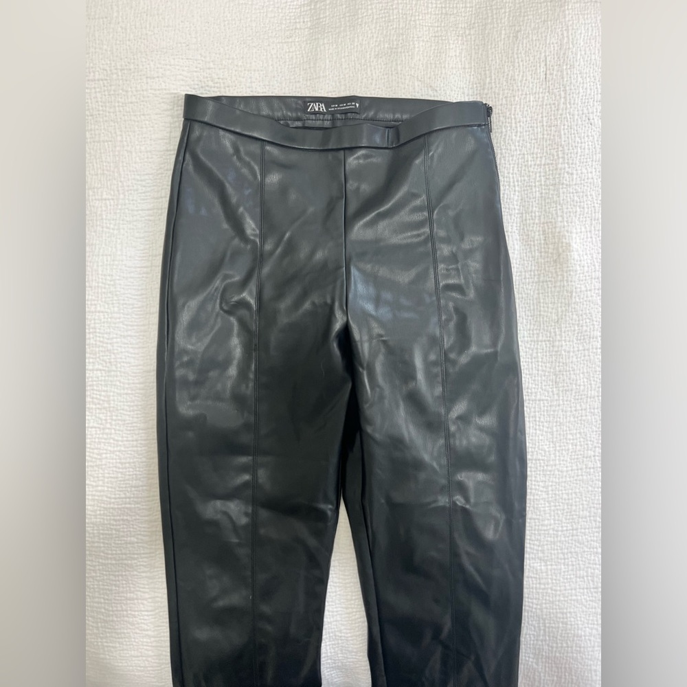 Zara Faux Leather Leggings